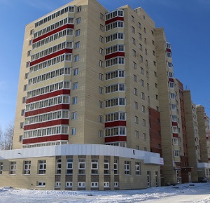 Жилой комплекс в центре Северодвинска.